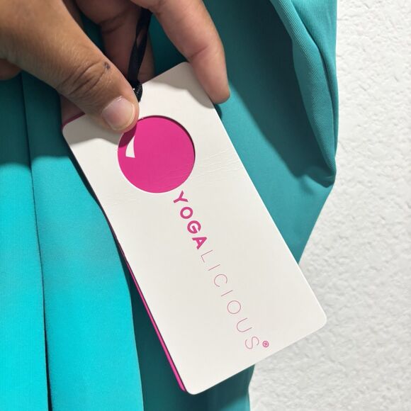 YOGALICIOUS Jade Open Back Long Sleeve Active Workout Yoga Top Plus Size 3x NWT - Picture 6 of 7